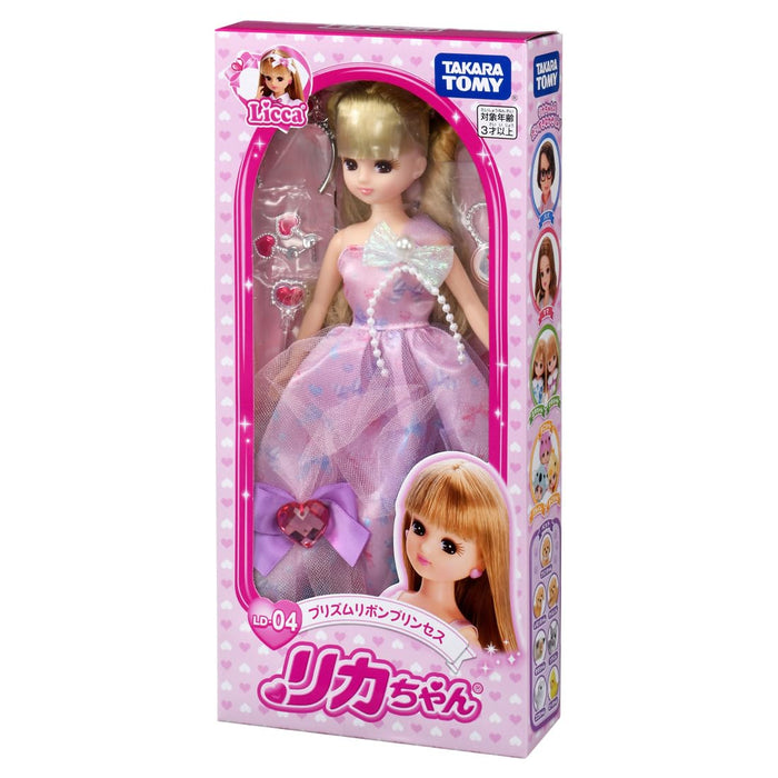 Takara Tomy Licca-Chan Doll LD-04 Prism Ribbon Princess Dress-Up Toy Ages 3+