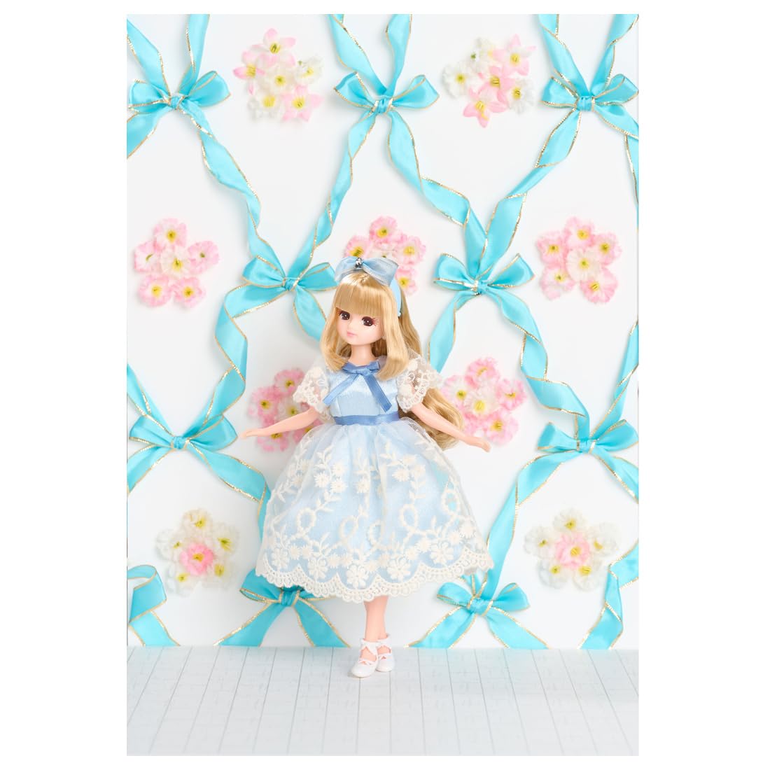 Takara Tomy Licca-Chan Doll Ld-09 Classical Blue Dress Pretend Play Toy- Japan Figure Store - #1 Bring To You The Best Japanese Goods