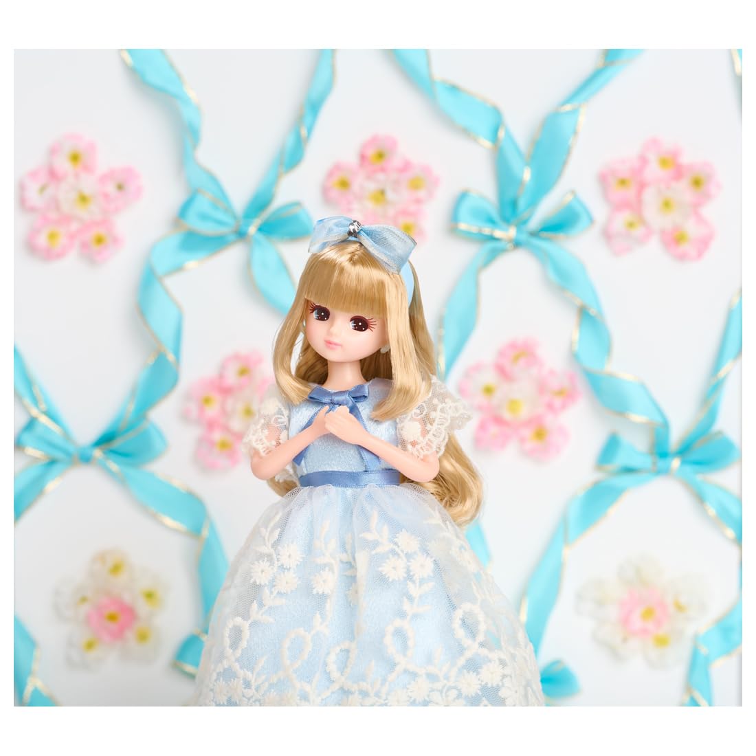 Takara Tomy Licca-Chan Doll Ld-09 Classical Blue Dress Pretend Play Toy- Japan Figure Store - #1 Bring To You The Best Japanese Goods