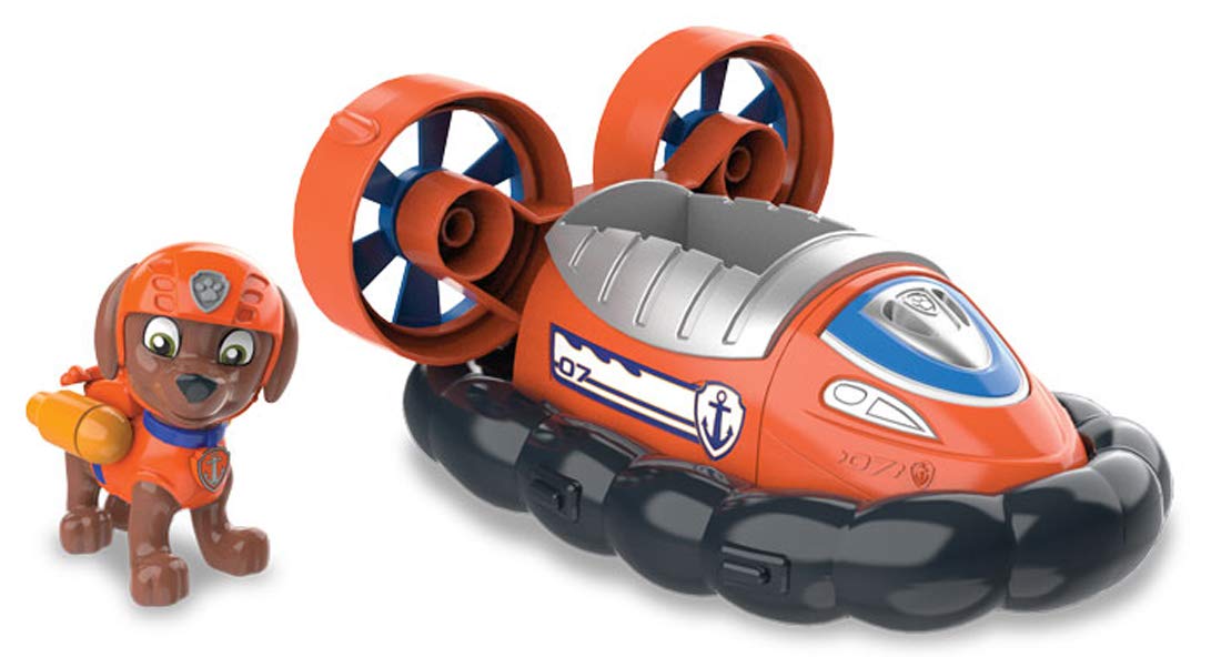 Takara Tomy Paw Patrol Zuma Hovercraft Basic Vehicle with Figure