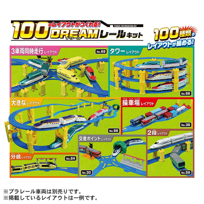 Takara Tomy Plarail Dream Rail Kit, Eisenbahnspielzeug für Kinder ab 3 Jahren