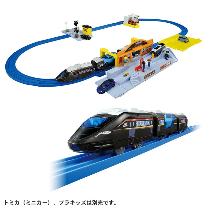 Takara Tomy Plarail Station Front Rotary Set Train Toy for Ages 3+