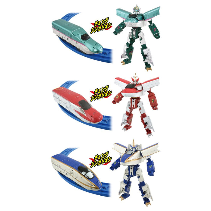 Takara Tomy Plarail Shinkalion E5 E6 E7 Kombiniertes Set Eisenbahnspielzeug, Alter 3+