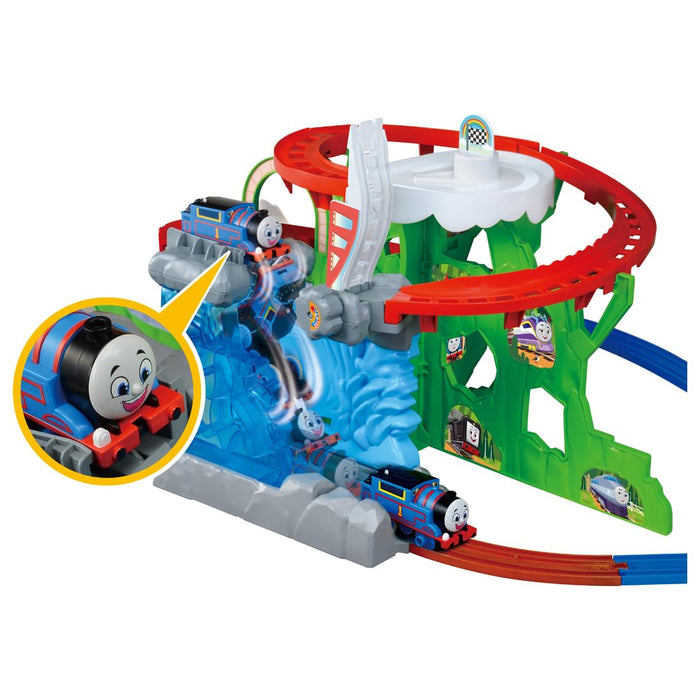 Jouet de train Thomas Dive Into The Waterfall Plarail de Takara Tomy pour les 3 ans et plus