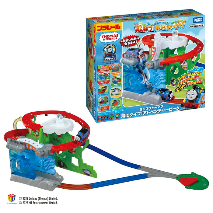 Takara Tomy Plarail Thomas Dive Into The Waterfall Train Toy for Ages 3+