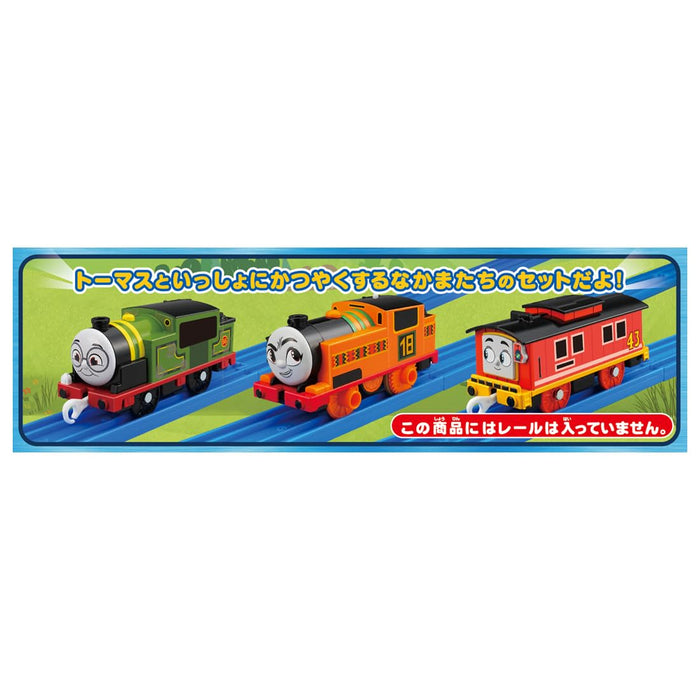 Takara Tomy Plarail Thomas Nia Bruno Train Set for Kids Ages 3 and Up