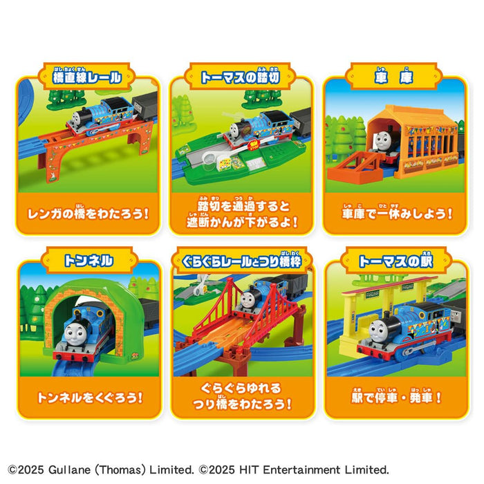 Takara Tomy Plarail Thomas Best Selection Set Train Toy for Ages 3+