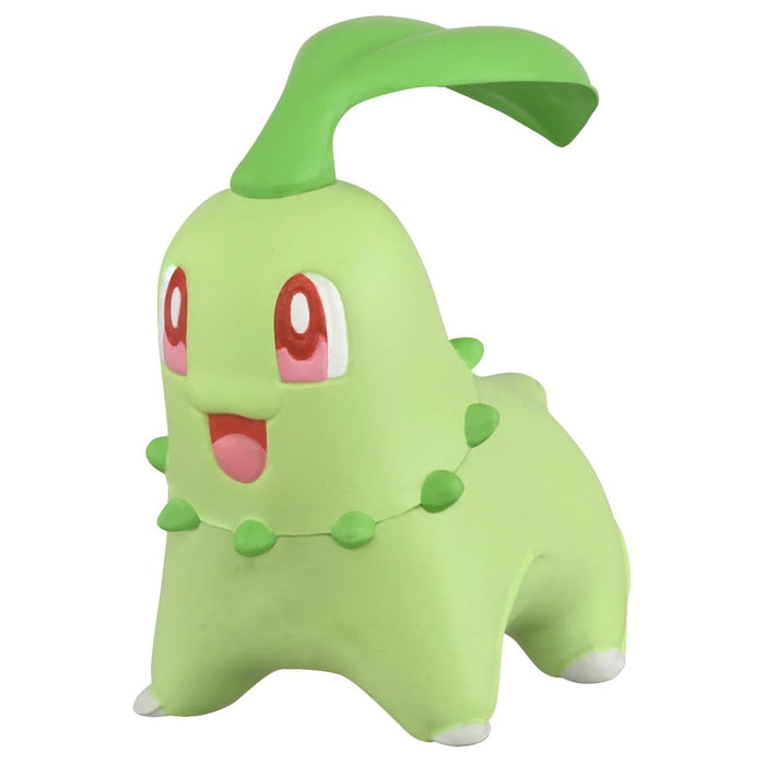 Takara Tomy Moncolle Chikorita Pokemon Figure Toy Collectible