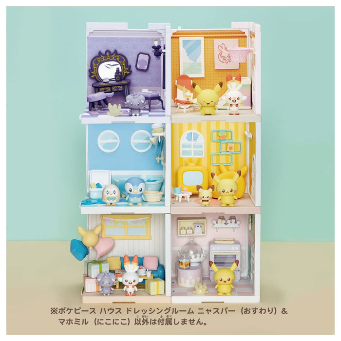 Takara Tomy Pokemon Pokepeace House Dressing Room Neaspur Mahomele Set