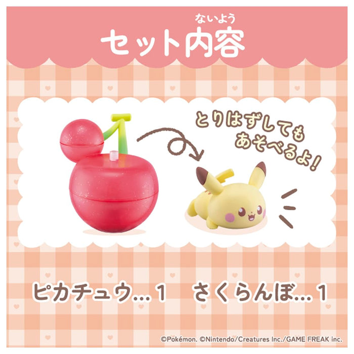 Takara Tomy Pokemon Pokepeace Pikachu Doll Fruit Moment Edition