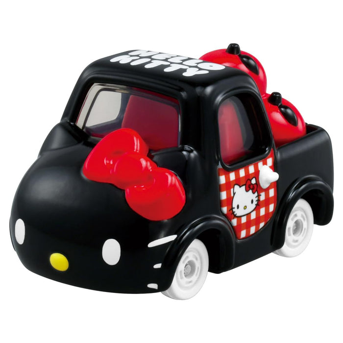 Takara Tomy Dream Tomica Hello Kitty 50. Jahrestag, schwarzes Mini-Autospielzeug, ab 3 Jahren