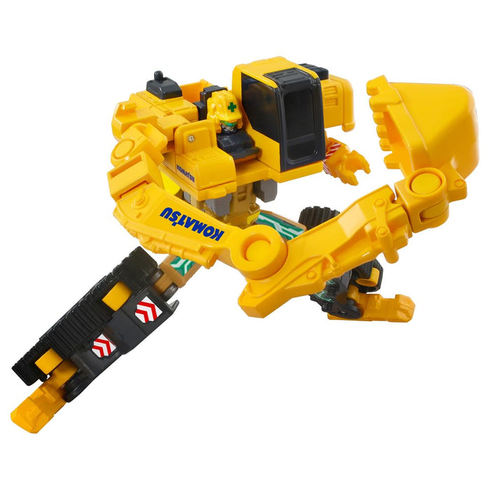 Takara Tomy Tomica Build Braver Komatsu PC200 Mini Excavator Toy Ages 3+