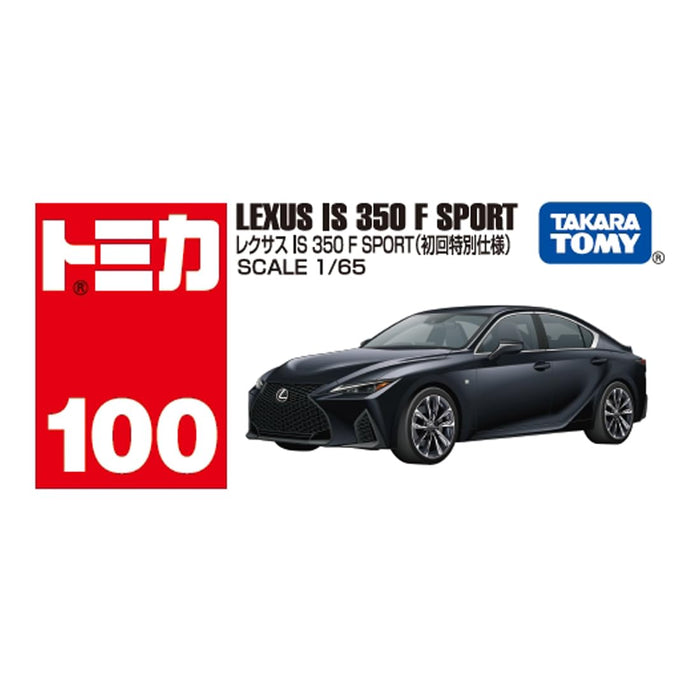 Takara Tomy Tomica No. 100 Lexus IS 350 F Sport Miniature Car Toy Ages 3+