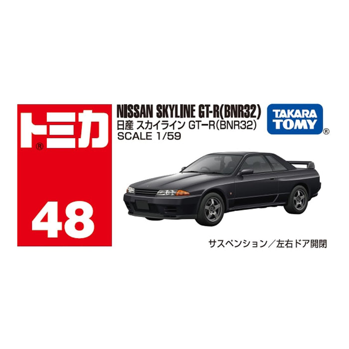 Takara Tomy Tomica Nr. 48 Nissan Skyline GT-R BNR32, Miniatur-Autospielzeug für Kinder ab 3 Jahren