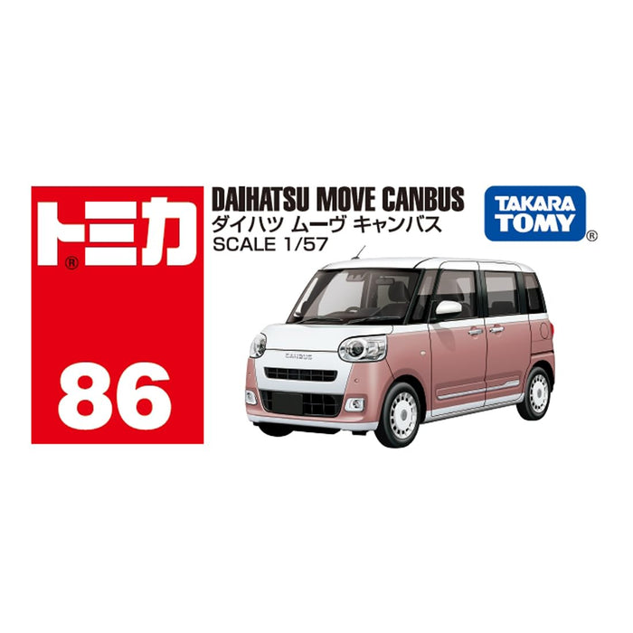 Takara Tomy Tomica No. 86 Daihatsu Move Canvas Mini Car Toy Age 3+