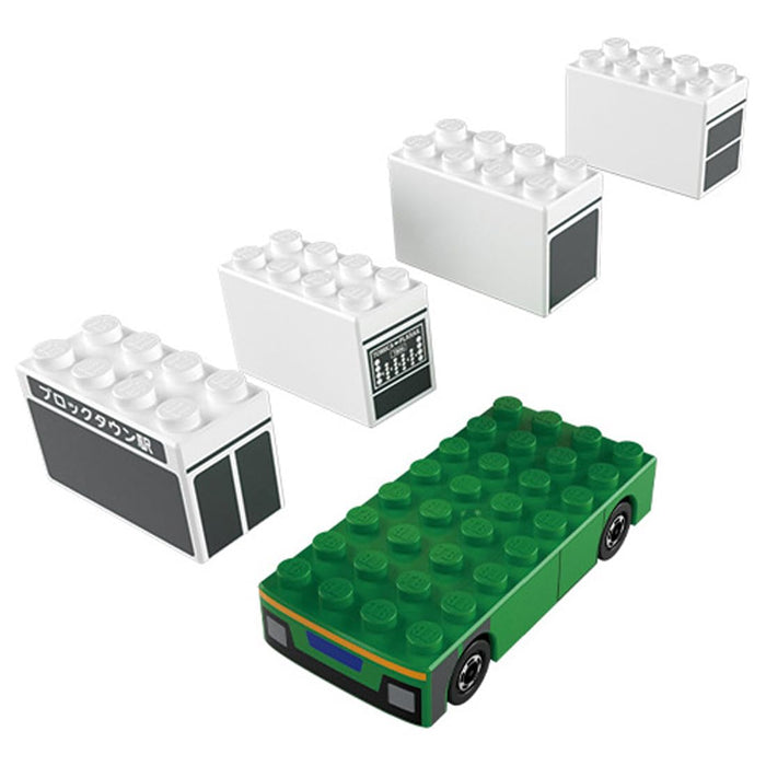 Takara Tomy Tomica Plarail Blocks Route Bus Toy for Kids Ages 3+