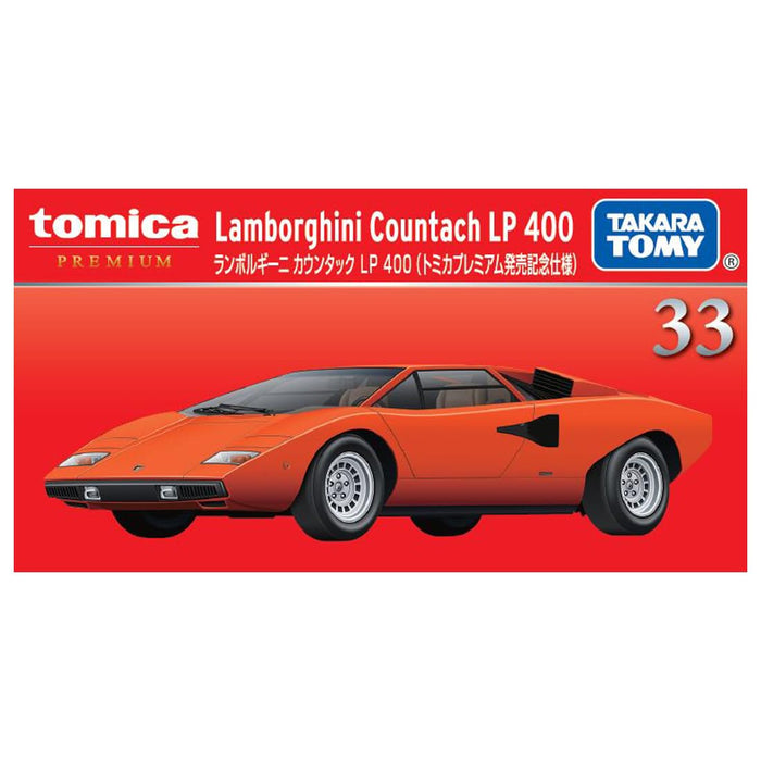 Takara Tomy Tomica Premium Lamborghini Countach LP 400, Miniatur-Autospielzeug, ab 6 Jahren