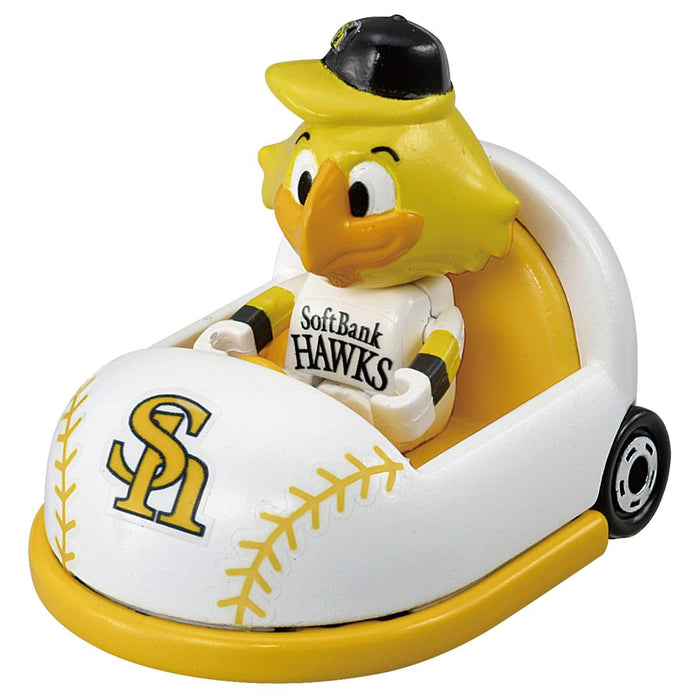 Takara Tomy Tomica Fukuoka Softbank Hawks Mascotte Mini voiture jouet 3 ans et plus