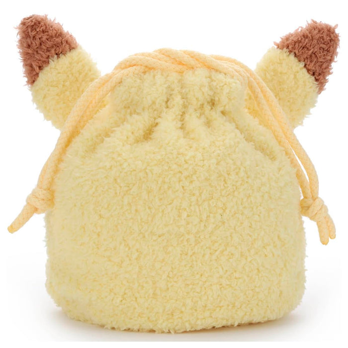 Takaratomy Arts Pikachu Plush Drawstring Bag 18cm Poke Piece Toy