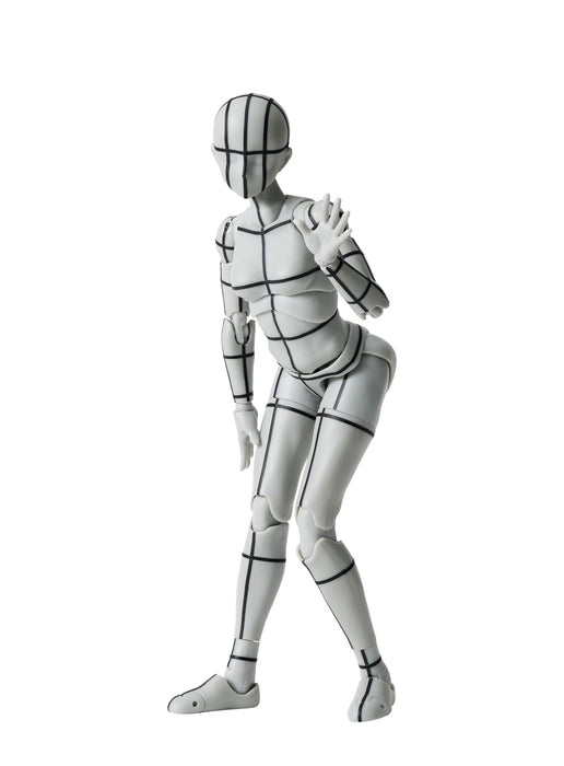 Tamashii Nations SHFiguarts Body-Chan Sports Edition Wireframe Gray 135mm Figure- Japan Figure Store - #1 Bring To You The Best Japanese Goods