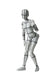 Tamashii Nations SHFiguarts Body-Chan Sports Edition Wireframe Gray 135mm Figure- Japan Figure Store - #1 Bring To You The Best Japanese Goods