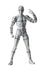 Tamashii Nations S.H.Figuarts Body-Kun Sports Wireframe Gray 150mm PVC Figure- Japan Figure Store - #1 Bring To You The Best Japanese Goods