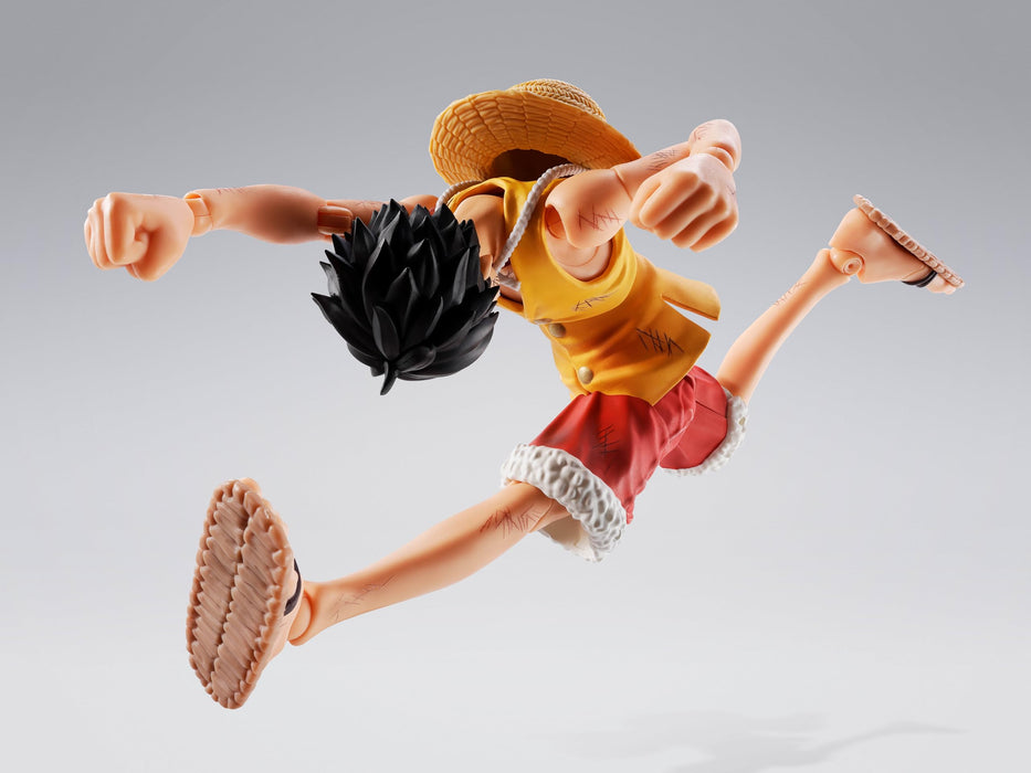 Tamashii Nations S.H.Figuarts One Piece Luffy Marineford Battle 145mm Figure