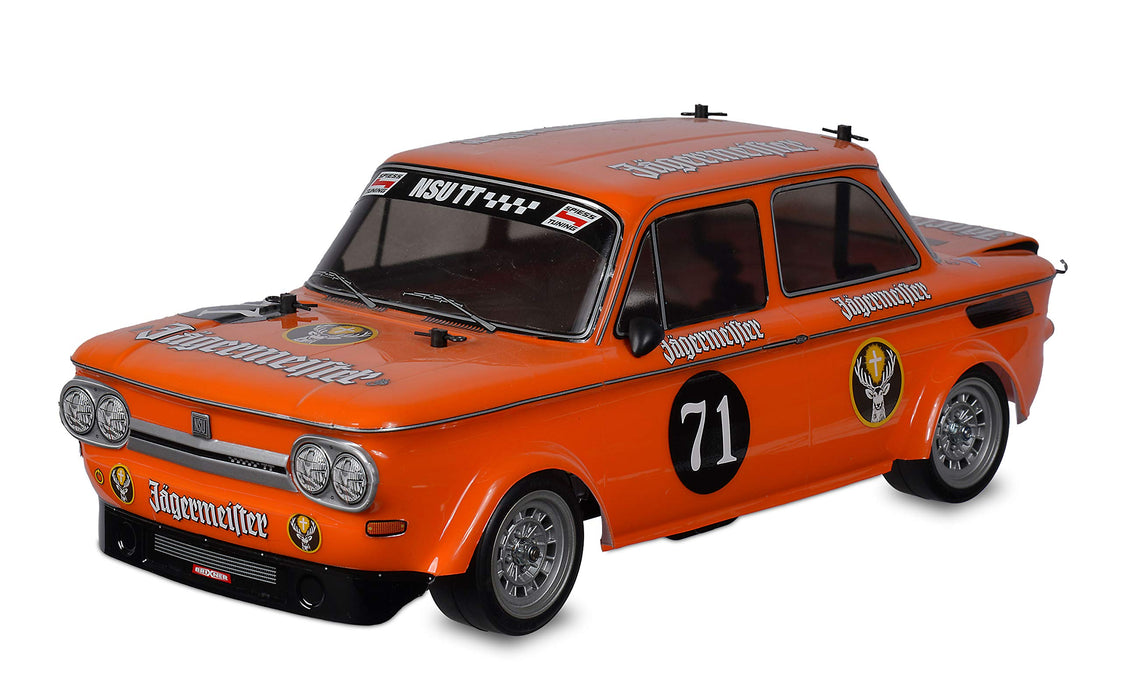 Tamiya 1/10 Elektro RC Auto NSU TT Jägermeister M-05 Chassis 58649