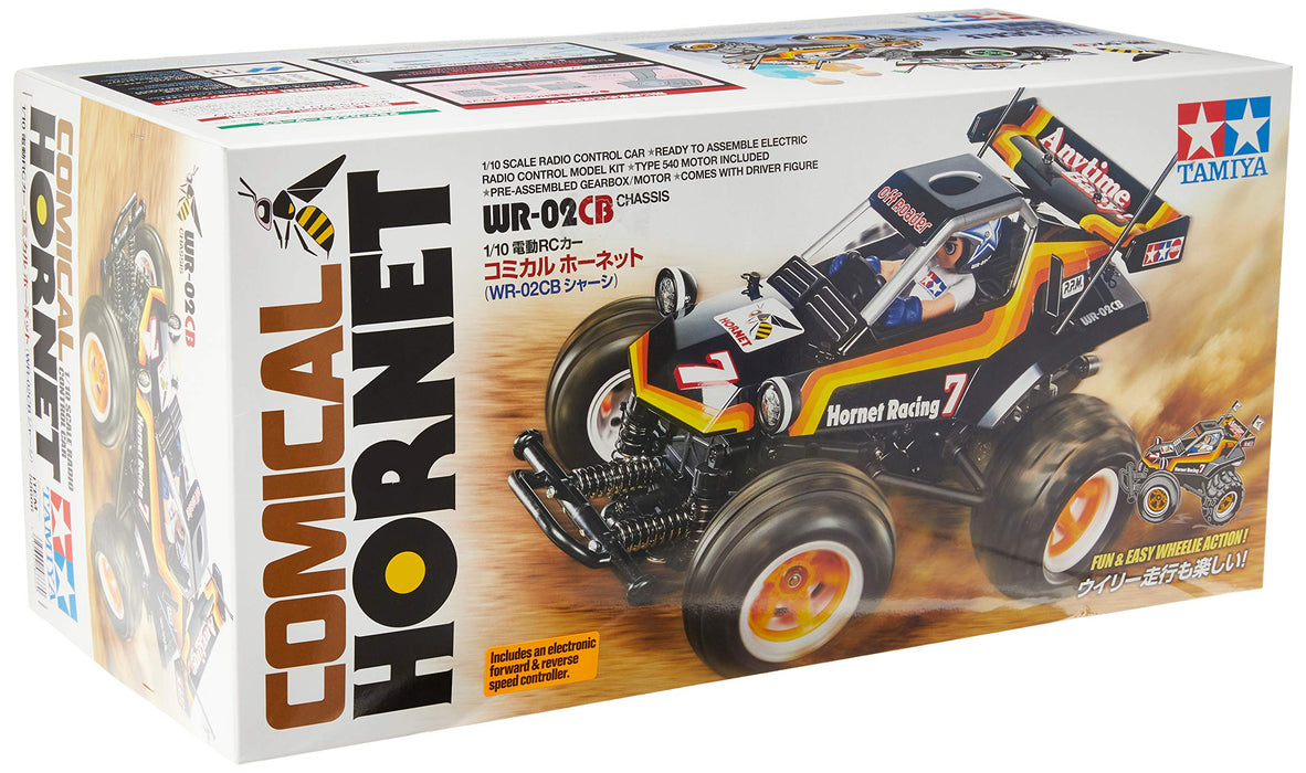 Voiture tout-terrain électrique RC Tamiya 1/10 Comical Hornet WR-02CB 58666