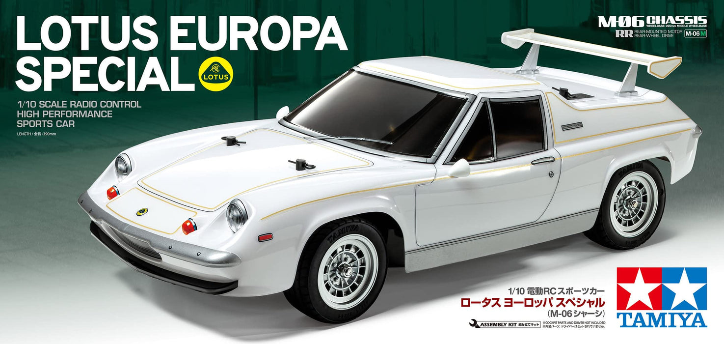 Voiture télécommandée Tamiya 1/10 58698 Lotus Europa Special M-06 Châssis électrique