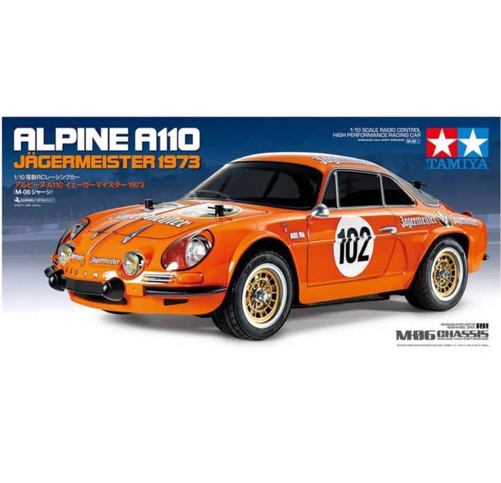 Tamiya 1/10 RC Alpine A110 Jägermeister 1973 M-06 Chassis