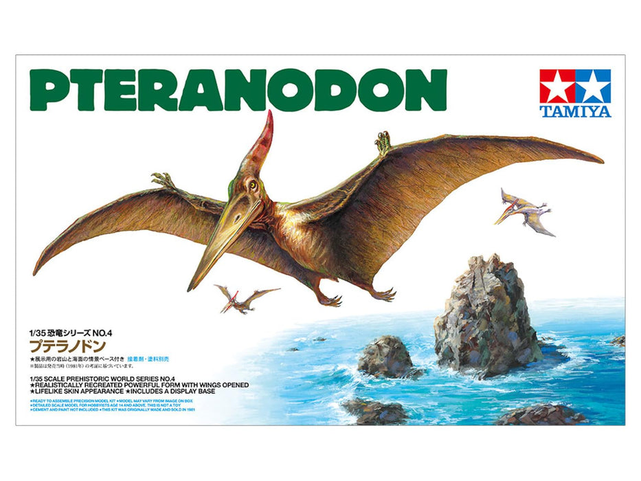 Tamiya 1/35 Pteranodon Model Kit Plastic Dinosaur Series 60204