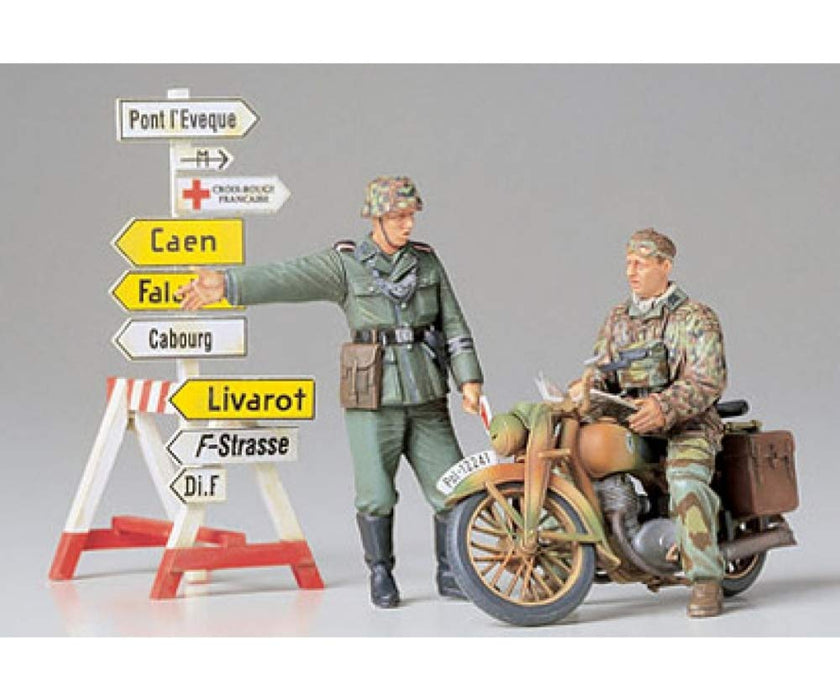 Tamiya 1/35 Militär-Motorrad-Feld-Messenger-Set Plastikmodellbausatz