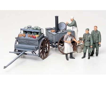 Tamiya 1/35 Deutsches Armee-Feldkochset Militär-Miniaturmodell 35247