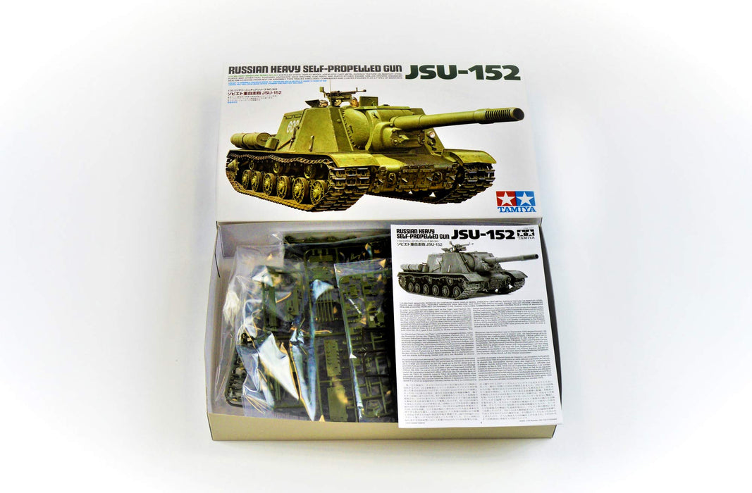 Tamiya 1/35 Soviet Army Heavy Self-Propelled Gun JSU-152 Plastic Model 35303