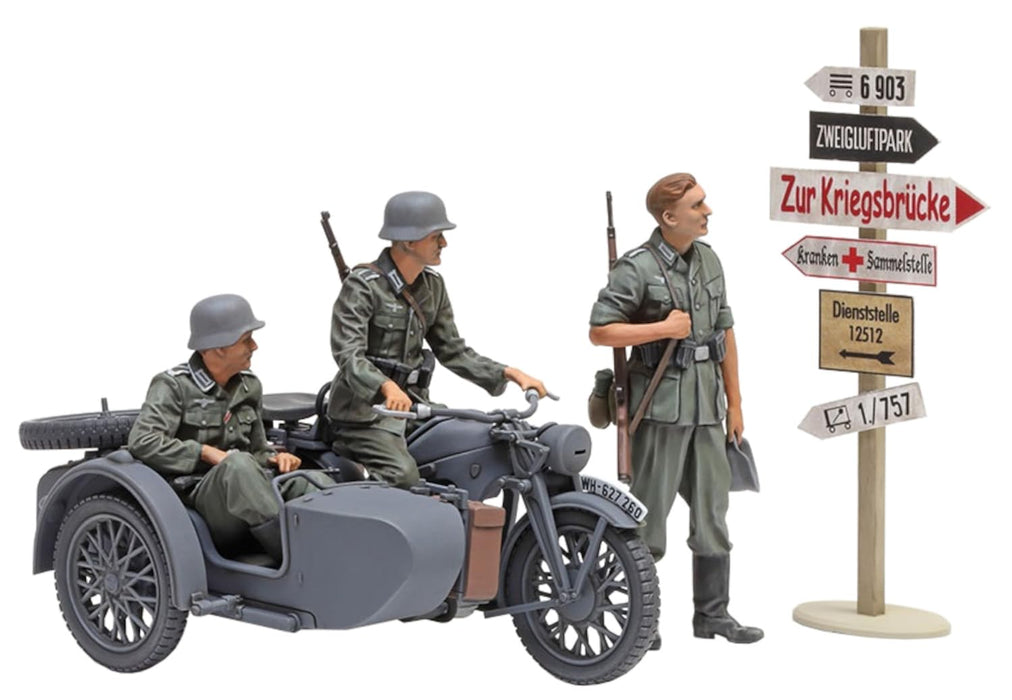 Tamiya 1/35 Militär Miniatur Deutscher Beiwagen Ks600 Kunststoff Modell 35384