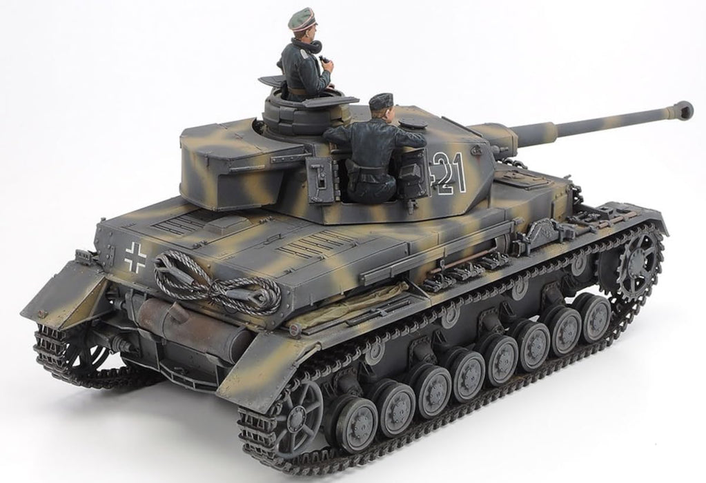 Tamiya 1/35 German IV Tank Early Model with Messenger Bike Plastic Model Set