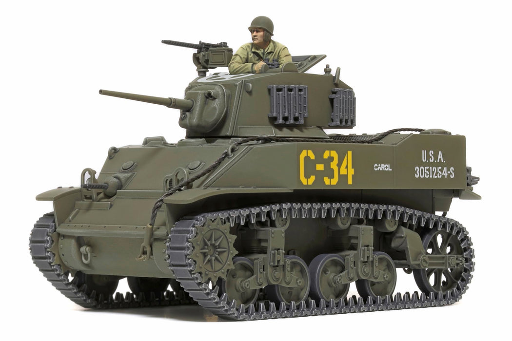 Tamiya 1/48 Military M5A1 Stuart Light Tank Model 32606
