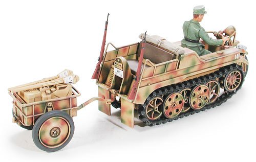 Tamiya 1/48 Deutsches Kettenkrad und Infanteriekarren Modellbausatz 32502