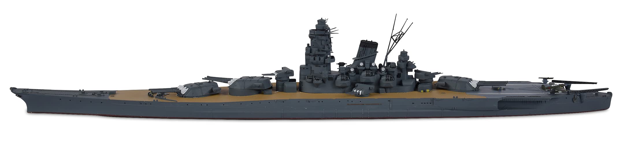 Tamiya 1/700 Japanisches Marine-Schlachtschiff Musashi Plastikmodellbausatz 31114