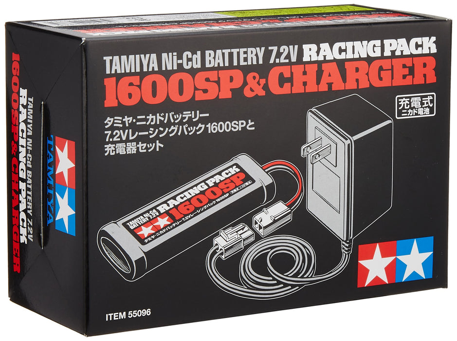 Tamiya 7.2V Racing Pack 1600Sp with Charger Set 55096 Battery Kit