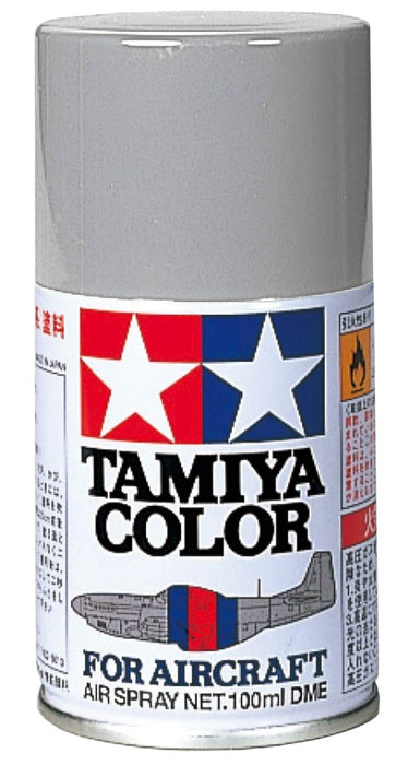 Peinture en aérosol pour maquette Tamiya AS-2, blanc gris clair 86502