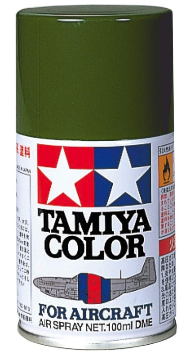 Tamiya AS-6 Olive Drab Air Model Spray Paint 86506 - High Quality Model Paint