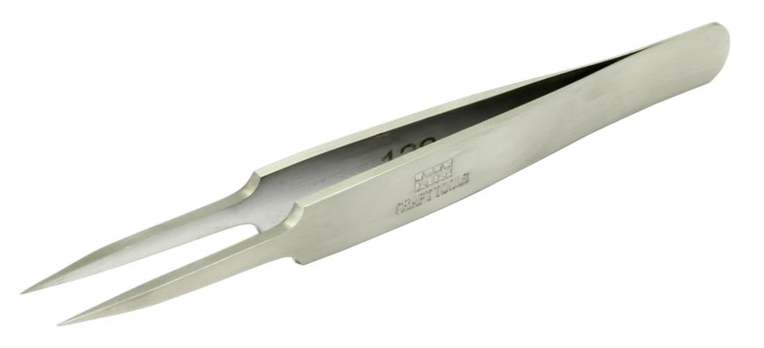 Tamiya Craft Tool 74048 Precision Straight Tweezers for Plastic Models