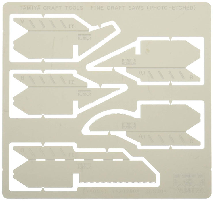 Tamiya Präzisions-Säge-Ätzwerkzeug für Plastikmodelle, Craft Tool Serie 74094