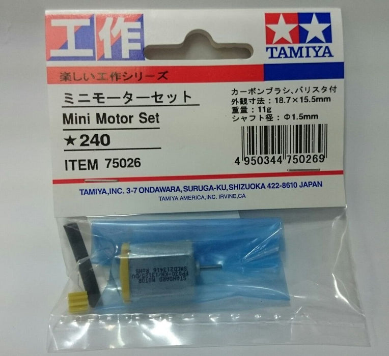 Tamiya Elecraft Series Mini Motor Set Nr.75026 Hochwertiger Modellmotor