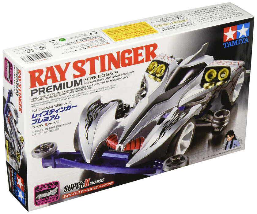 TAMIYA 19438 Mini 4WD 1/32 Ray Stinger Premium Super-II Chassis