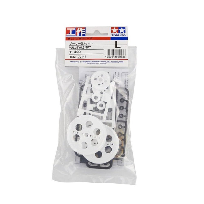 Tamiya Fun Craft Series No.141 Pulley L Set 70141 Durable Educational Kit