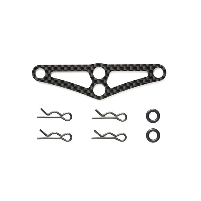 Tamiya Carbon Karosseriehalterung für Tourenwagen vorne - RC Parts 54782