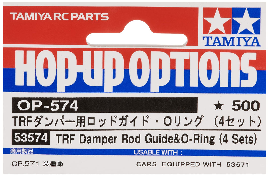 Tamiya Hop-Up Option 574 Stangenführung und O-Ring für TRF Dämpfer 4er Set 53574